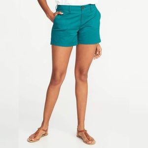 Old Navy Teal Mid Rise Shorts